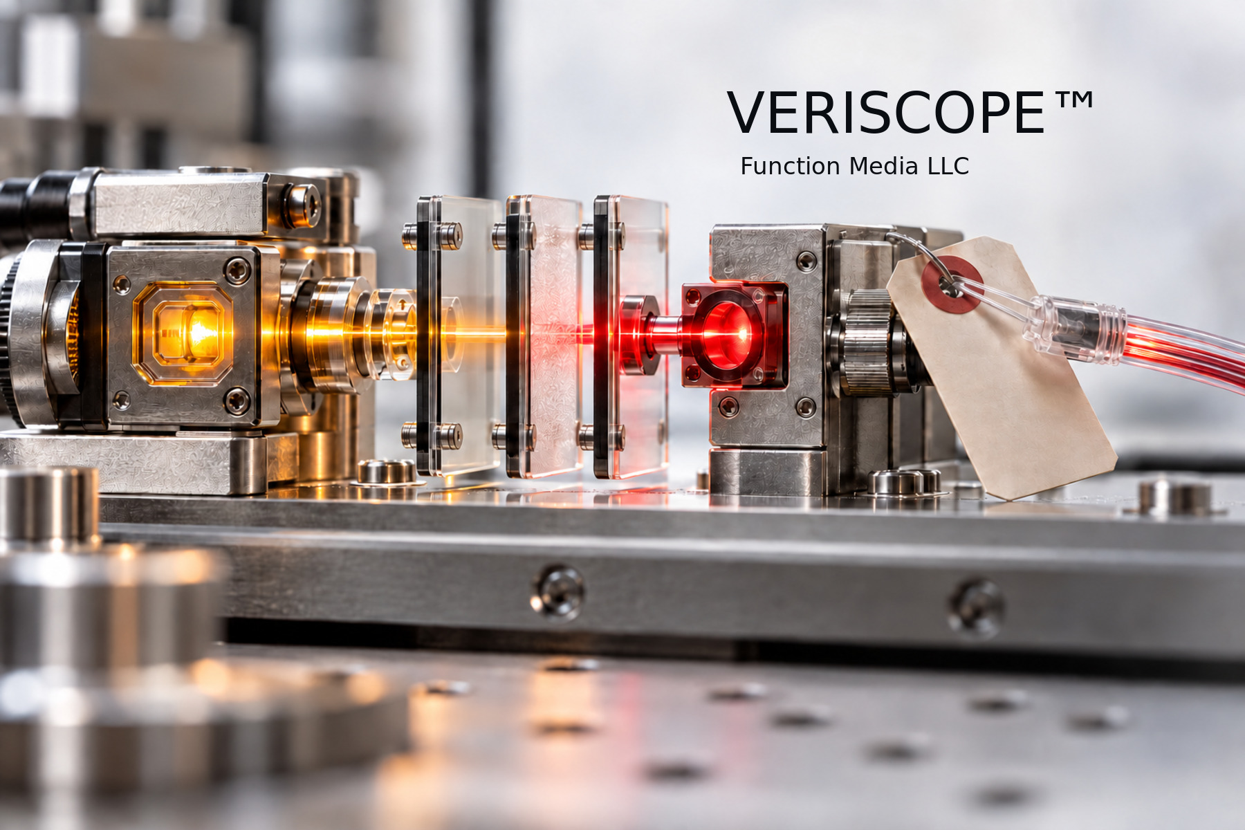 VERISCOPE precision relay showing a governed transition from alert to escalation